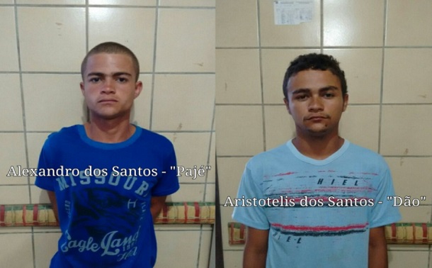 Irmãos que furtavam residências no interior de Sergipe são presos
