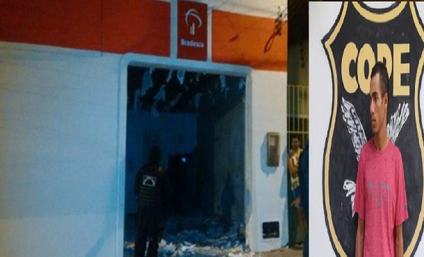 Em menos de 24h integrante do roubo ao Bradesco é preso pela polícia de Sergipe