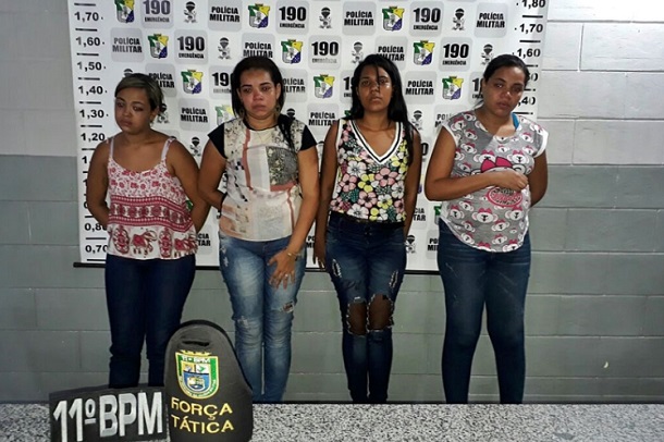 Mulheres são presas acusadas de furtar mercadorias em Tobias Barreto