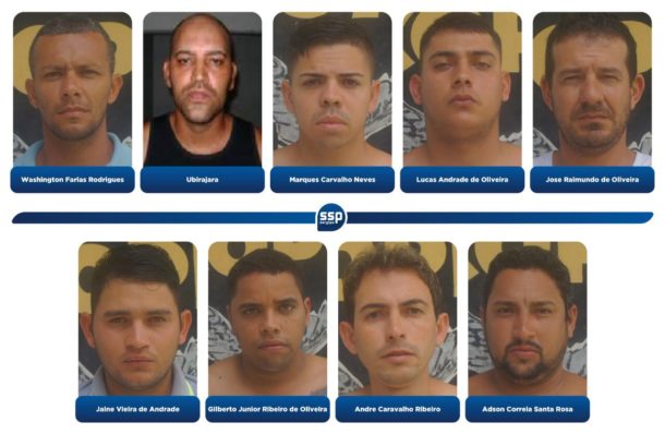 Presa quadrilha que assaltou sete agências bancárias em Sergipe e na Bahia