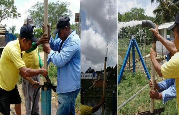 Equipes da COHIDRO realizam últimos testes de vazão no Povoado Brejo da Conceição