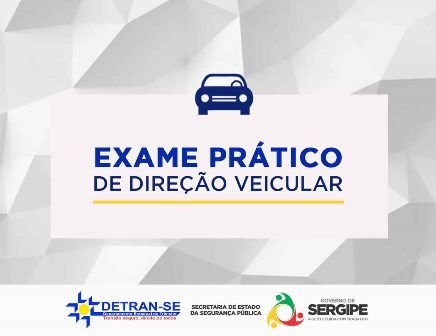 Exames práticos de direção veicular retornam nesta quinta-feira, dia 8
