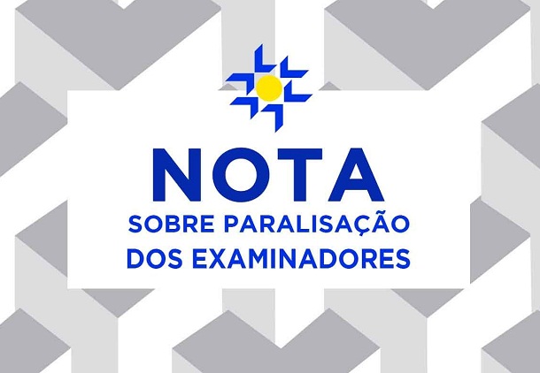 Nota Detran/SE sobre paralisação dos examinadores