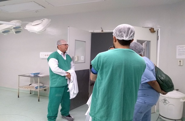Sindicato dos Médicos faz vistoria no Centro Cirúrgico do Huse