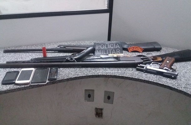 PM prende quadrilha suspeita de realizar assaltos município de Simão Dias