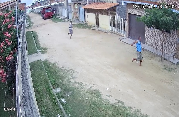 SSP divulga vídeo de autor de homicídio no Santa Maria