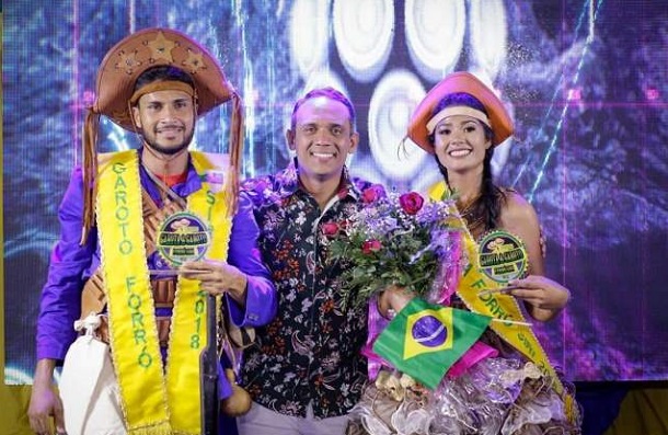 Felipe Loeser e Myrela Silva vencem o concurso “Garoto e Garota Forró Siri 2018”
