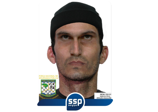 SSP divulga retrato falado de um dos envolvidos na morte do capitão Oliveira
