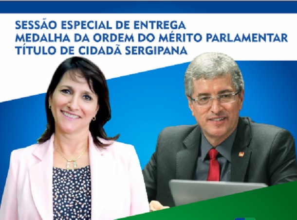 Jornalista “Cristina Rochadel” e Corregedor do MP “Orlando Rochadel”são homenageados pela ALESE