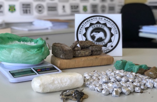 Denarc prende homem acusado de tráfico de drogas em São Cristóvão