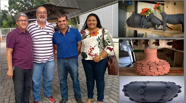 Prefeito de Santana do São Francisco visita feira ” Origina-SE” em Aracaju