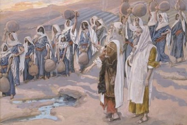 E não tinham sede, quando os levava pelos desertos…