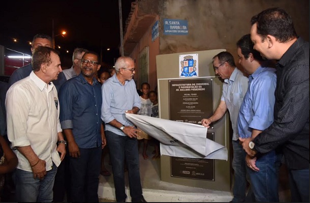 Prefeitura de Aracaju inaugura obras de infraestrutura no bairro Coqueiral