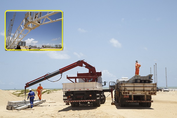 Prefeitura de Aracaju inicia montagem da estrutura para ” RÉVEILLON 2019″