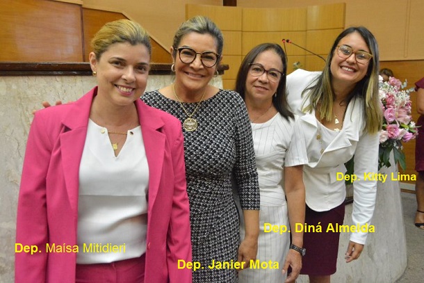 Deputadas de Sergipe falam sobre recebimento da Medalha Quintina Diniz