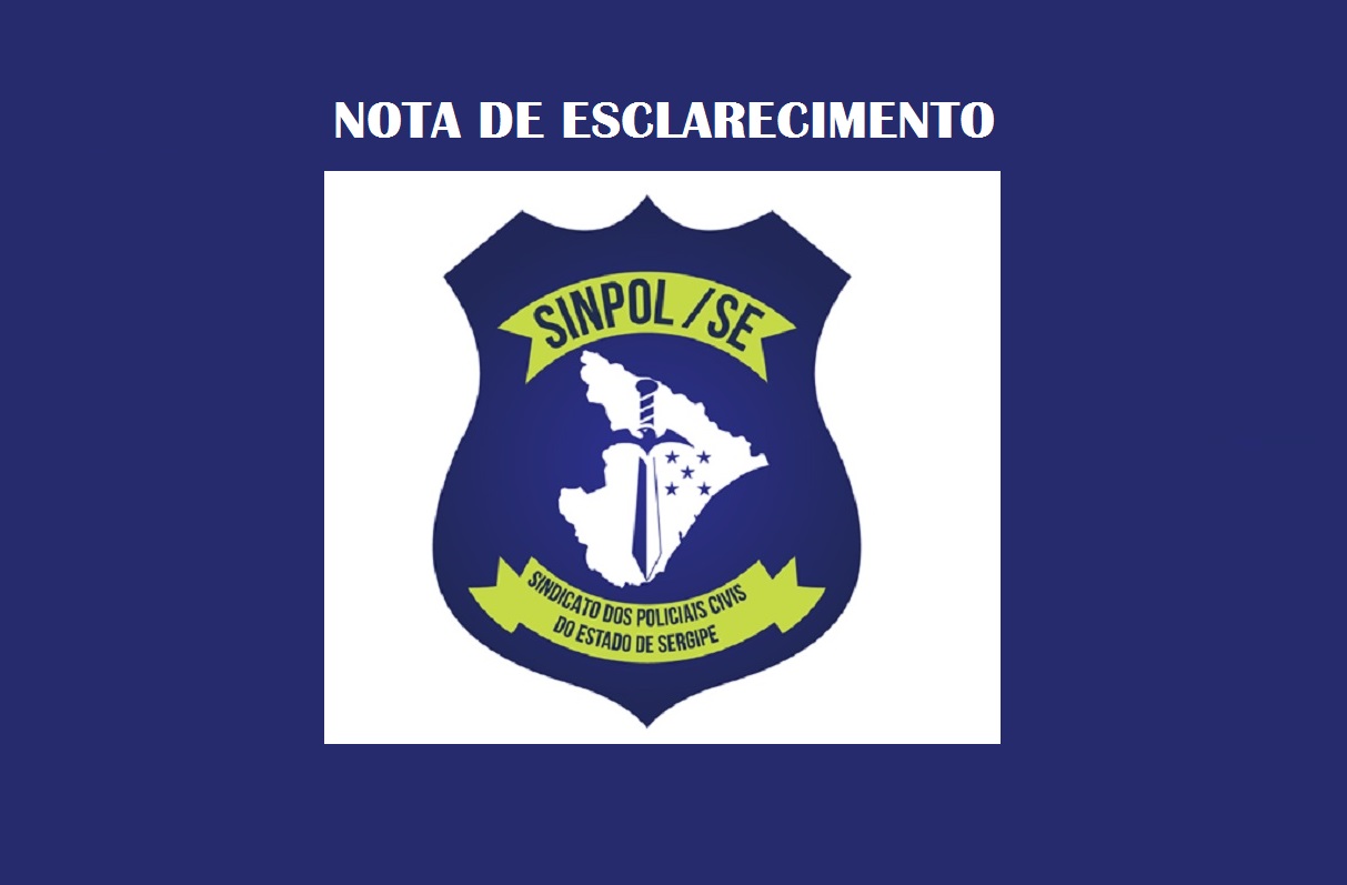 Sindicato dos Policiais Civis de Sergipe emite NOTA sobre PM ameaçar policial Carlos Iran