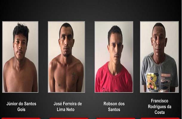 Polícia prende quatro suspeitos de homicídios em Itabaiana