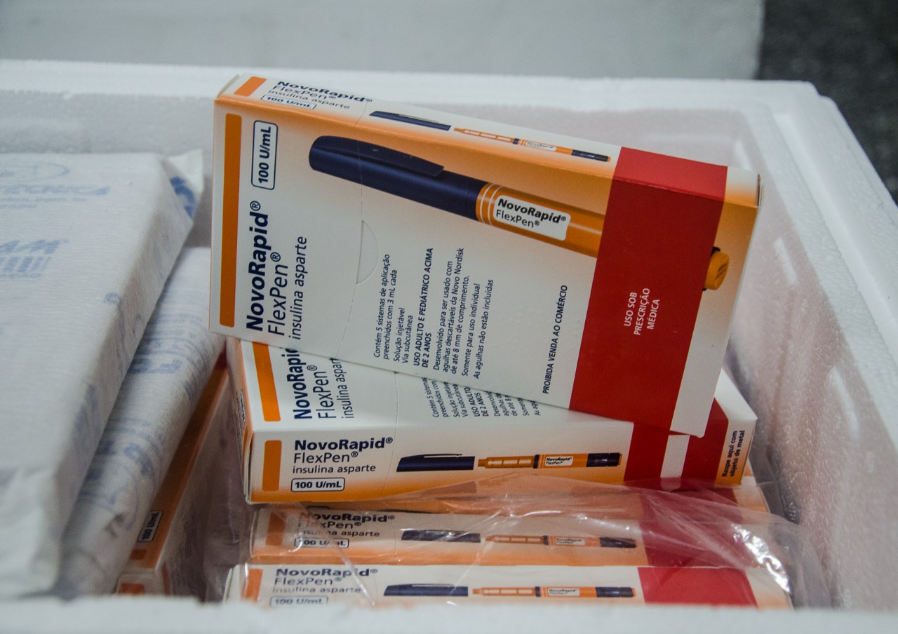 Case recebe remédio para insulina