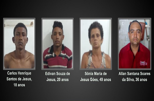 Polícia prende três pessoas em operação na cidade de Estância