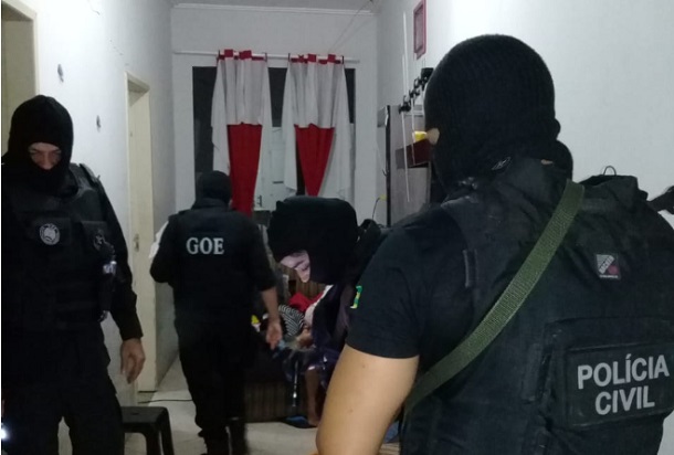 Polícia Civil de Sergipe deflagra operação em Lagarto contra o tráfico de drogas