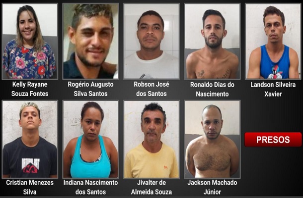 “Operação Dissuasão” prende 11 suspeitos de tráfico de drogas em Lagarto