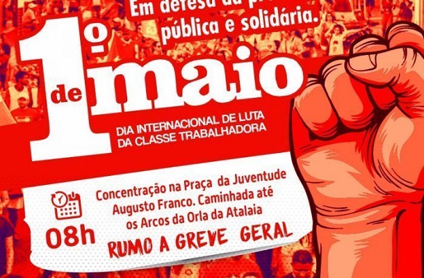 Centrais sindicais farão ato conjunto no 1º de Maio