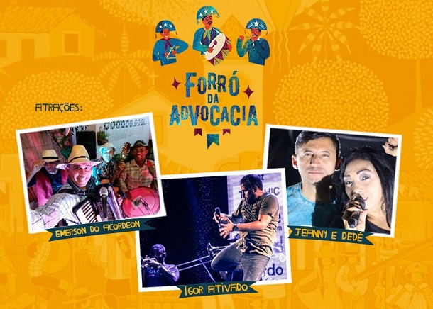 “Forró da Advocacia” acontece dia 07 de junho em Aracaju
