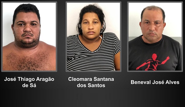 Suspeitos de tráfico de drogas em São Francisco são presos pela polícia de Sergipe