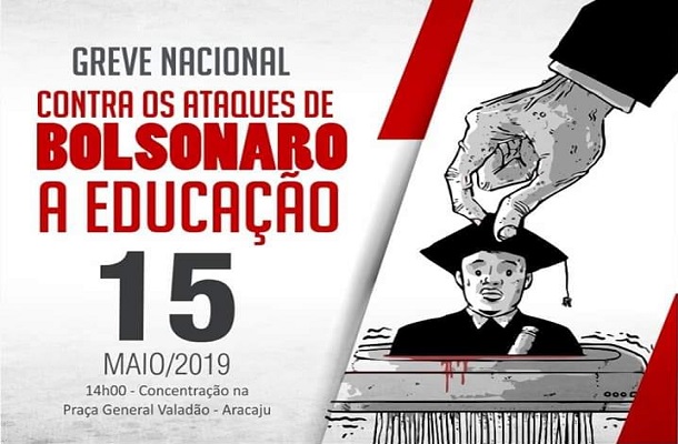 Professores paralisam atividades nesta quarta, 15, contra os cortes de verba para a educação