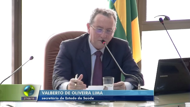 Secretário Valberto Oliveira presta contas da saúde de Sergipe na ALESE