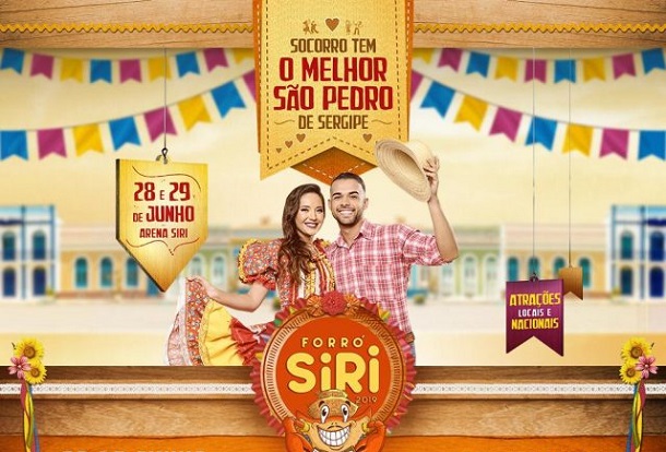 Acompanhe a programação do Forró Siri 2019