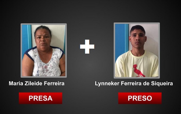 Mãe e filho são presos no interior de sergipe suspeitos de tráfico de drogas