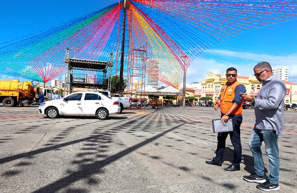 Prefeitura de Aracaju volta a fazer vistoria na estrutura do Forró Caju 2019