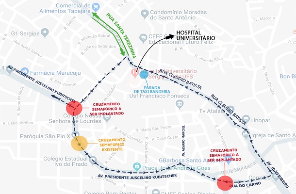 Trânsito na Rua Cláudio Batista sofrerá alterações