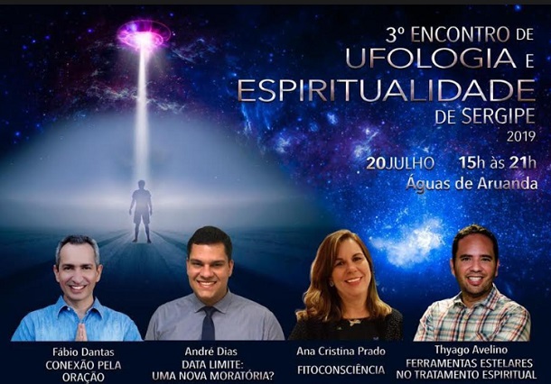 3º Encontro de Ufologia e Espiritualidade de Sergipe acontece dia 20 de julho