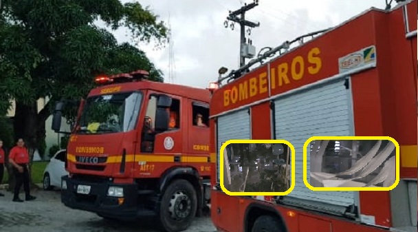 Centro médico odontológico do Hospital Universitário em Aracaju pega fogo