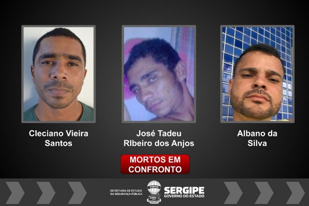 Policiais de Sergipe e de São Paulo  localizam bandindos que participaram da morte do capitão  Oliveira