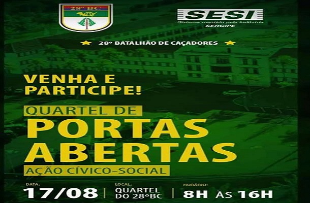 28º BC realizará no sábado evento para comemorar dia do Soldado