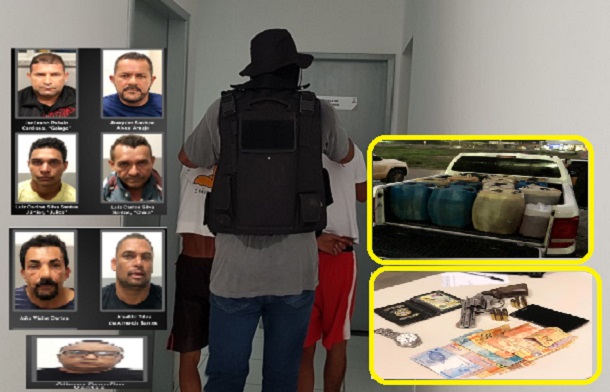 Sete pessoas que furtava combustíveis em Sergipe são presas no interior sergipano