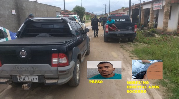 Assaltante da Bahia morre e um outro é preso pelos policiais militares de Lagarto