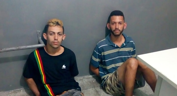Policiais Militares do Getam prendem dupla suspeita de tráfico no Bairro Santos Dumont