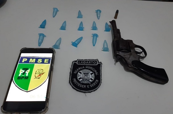 Operação em Lagarto prende em flagrante ex-presidiário suspeito de chefiar grupo criminoso responsável por diversos crimes na região