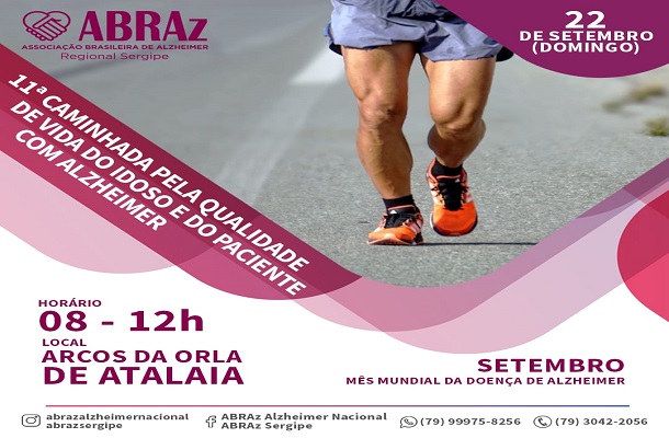 ABRAz promove Caminhada da Memória no domingo, 22
