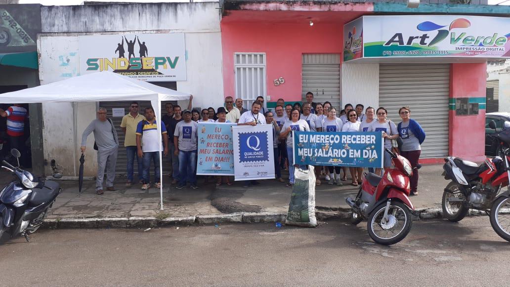 Prefeito de Poço Verde se compromete a regularizar salários atrasados