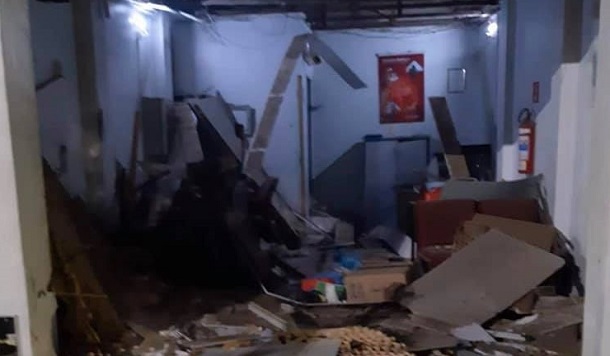 Bandidos explodiram agência bancária do Bradesco em Brejo Grande