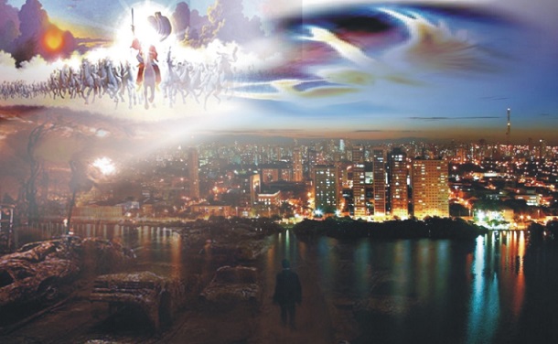 E quando o Filho do homem vier em sua glória, e todos os santos anjos com ele, então se assentará no trono da sua glória;