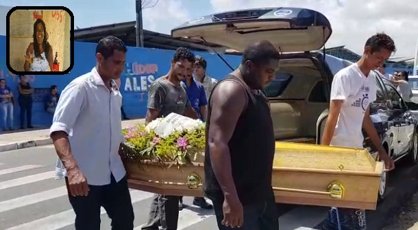 Mulher assassinada em seu bar na prainha do Porto Grande em Socorro é sepultada