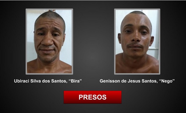 Polícia de Sergipe prende dupla que invadiu casa em Estância e que além de assaltarem realizaram estupro