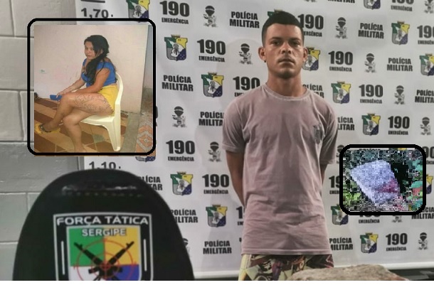Jovem é assassinada com pedrada na cabeça em Itabaianinha e o suspeito é preso pela PM