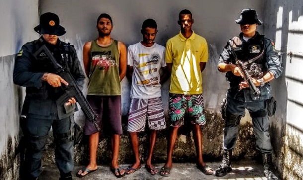 Grupo suspeito de roubos no município de Boquim é preso